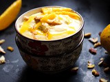Mango Shrikhand, Amrakhand, how to make mango shrikhand recipe