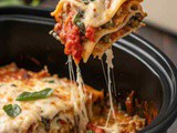 The Best Slow Cooker Lasagna Recipe: Easy Crockpot Lasagna with Roasted Veggies