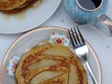 Buckwheat and Buttermilk Pancakes (with Pears and Maple Syrup)
