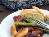 In Season: Welsh Lamb with New Potatoes and Asparagus (One Pan)