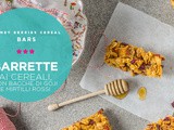 Barrette ai cornflakes con bacche di goji e mirtilli rossi • Honey red berries cereal bars