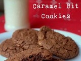 Dark Chocolate Caramel Bit Cookies - The Great Food Blogger Cookie Swap