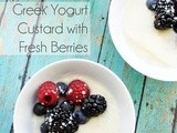 Greek Yogurt Custard with Fresh Berries