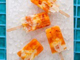 Peach Yogurt Popsicles
