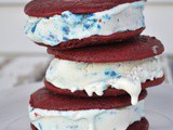 Red, White & Blue Ice Cream Sandwiches