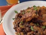 Spicy Chicken Thighs with Chorizo Black Beans