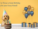 How to throw a great birthday party for your furry friend