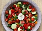 Roasted Tomatoes and Zucchini