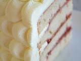 Vanilla Strawberry Birthday Cake