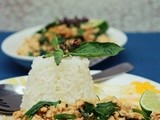 Aff Thailand – Gai Pad Krapow (Thai Basil Minced Chicken)