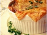 Puff Pastry – Cheddar Chicken Pot Pies