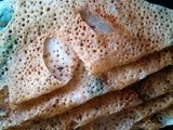Dry Fruit And Nut   Rava Dosai/ Cream Of Wheat Crepes
