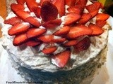 Sponge Cake With Strawberries and Cream Cheese Frosting: Learning To Make Sponge Cake From Cake Boss