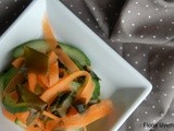Cucumber, carrot & wakame (seaweed) salad