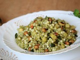 Pudina Sabudana Khichdi or Mint Tapioca Pilaf