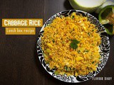 Cabagge Rice Recipe | Tiffin box recipe | Left over rice recipe | Flavour Diary | Video recipe