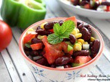 Red Kidney Bean Salad Recipe | Rajma Salad | Vegetarian Healthy Recipe | Flavour Diary