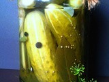 Gherkins -pickled cucumbers/ Essiggurken- Gurken in Marinade/ Ogórki korniszony