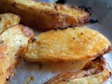 Baked spiced potato wedges