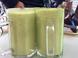 Chilled Moroccan avocado juice