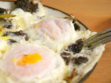 Moroccan fried eggs with Khli' - Lbid bel khlii : a breakfast from Fez