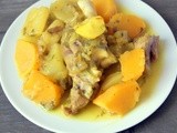 Moroccan Lamb stew with turnip and lamb, because it's autumn