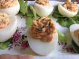 Moroccan-style Deviled eggs