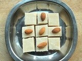 Badam burfi recipe | how to make almonds burfi
