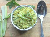 Celery rice recipe | how to make celery pulao