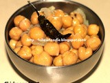 Chick peas Stir Fry / Kondakadalai sundal / Garbanzo beans recipe