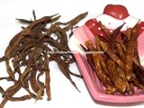 Sun dried Cluster beans / Kothavaranga vathal