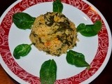 Spinach Dhal Rice/Keerai sadham