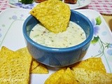 Easy Cheese Sauce with Tortilla Chips