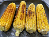 Grilled Corn on the Cob on Grilling Pan