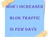 How i increased blog traffic & got the audience back in few days