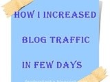 How i increased blog traffic & got the audience back in few days
