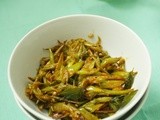 Sri Lankan Green Beans Fry / Bonchi thel dala