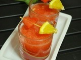 Watermelon and Orange Juice