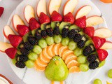 Fruit Turkey (Thanksgiving Fruit Tray)