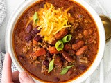 Venison Chili – Slow Cooker + Stovetop Directions