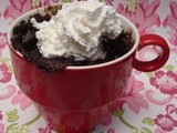  Brownie in a Mug  - a Valentine Just for You