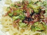 Pasta with Broccoli and Salami