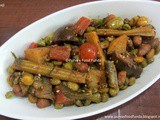 Bhogichi Bhaji ~ Maharashtrian Style Mix Vegetable for Bhogi