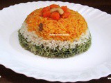 Tiranga Pulao ~ Tricolour Rice