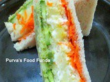 Tiranga/Tricolour Sandwich