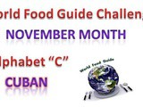 Announcement - November Month World Food Guide Challenge