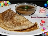 Essence Dosa / Essence Roast - Virtual Birthday party for Sangee