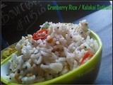 Kalakai Satham / Cranberry Rice