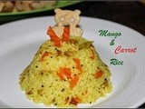 Mango & Carrot Rice - Virtual Birthday Treat for Divya Prakash