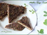 Methi Ragi Toast / Diet Friendly Recipe - 50 / #100dietrecipes